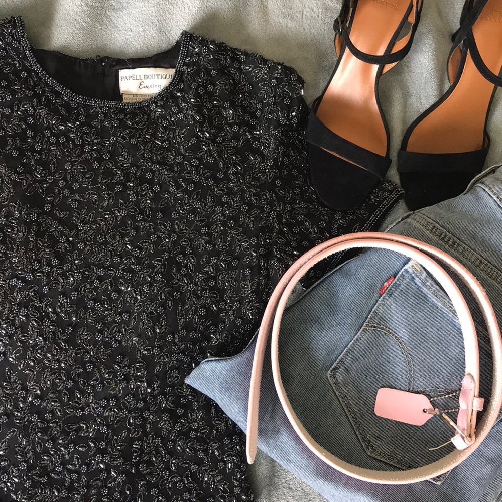 Vintage Beaded Top